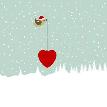 Christmas landscape2 Stock Photos
