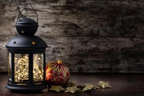 Christmas Lantern Stock Photos