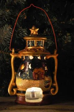 Christmas lantern Foto stock