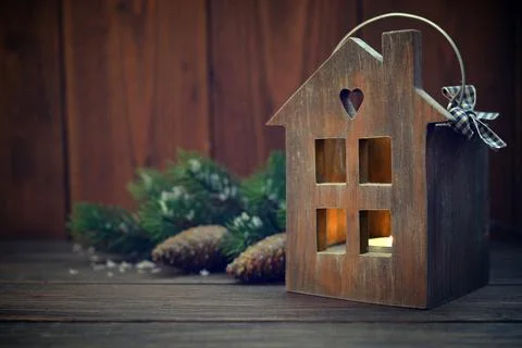 Christmas lantern Foto stock