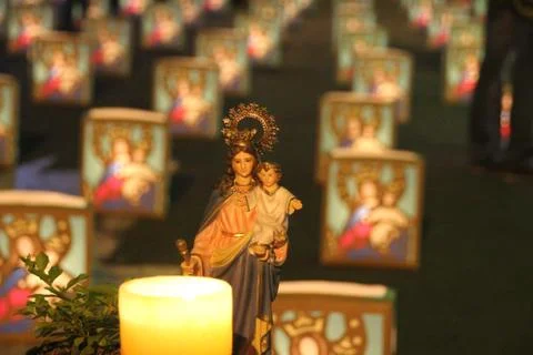 Christmas Lanterns Stockfoto's