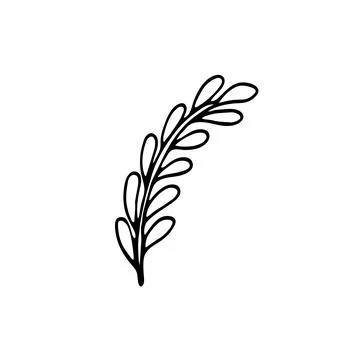 Christmas leafe Stock Illustration