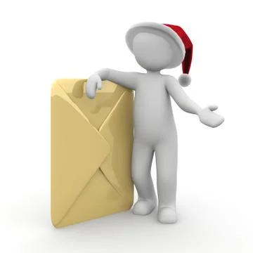 Christmas letter 2 Stock Illustration