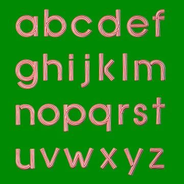 Christmas Letters Stock Illustration
