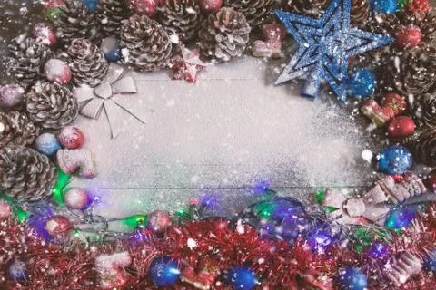 Christmas light background Stock Photos
