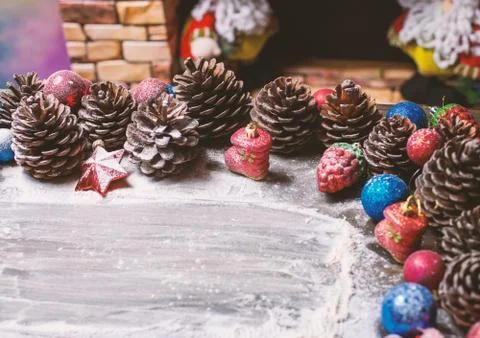Christmas light background Stock Photos