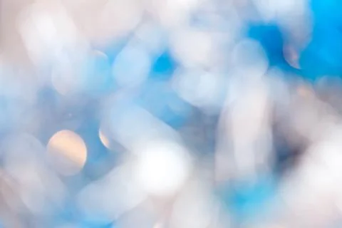 Christmas light blue background Stock Photos