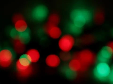 Christmas Light Blur Stock Photos
