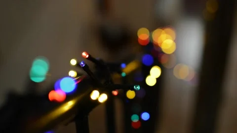 Christmas light with defocused background 스톡 동영상 166602467