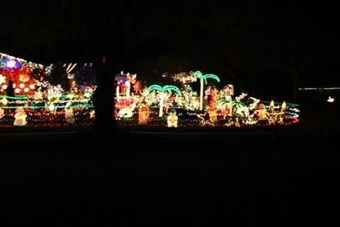 Christmas Light Display (1) Video stock 590978
