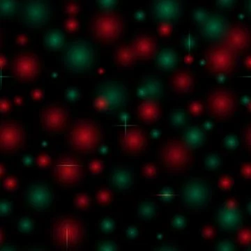 Christmas light effects in classic colors, red and green, explosion, glitter, Stock Illustration
