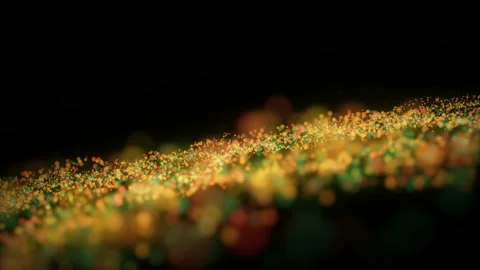 Christmas light glitter wave motion background Stock Footage 119325775