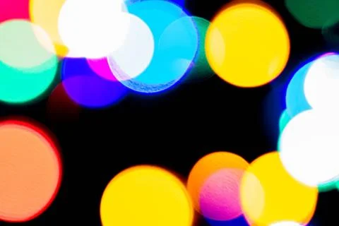 Christmas Light Pattern Stock Photos