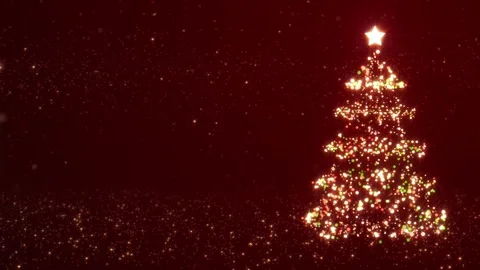 Christmas Light Tree with Copy Space Festive Background Loop Animation 스톡 동영상 344683782