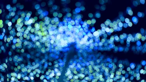 A Christmas light tree taken from inside. Stock Footage 225338179