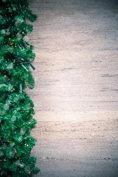 Christmas lighting frame background Stock Photos