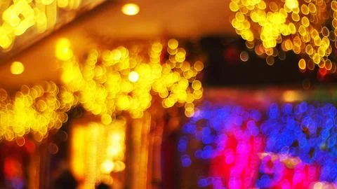 Christmas lighting Foto stock