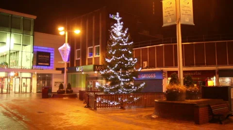 Christmas lights 001 Stock Footage 5299480