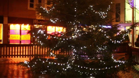 Christmas lights 004 Stock Footage 5299493