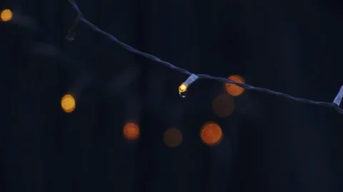 Christmas Lights 01 Stock Footage 126877028