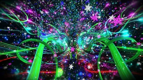 Christmas Lights 02 Stock Footage 83754201