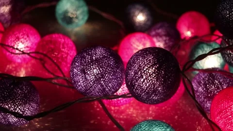 Christmas lights 02 Stock Footage 145289313