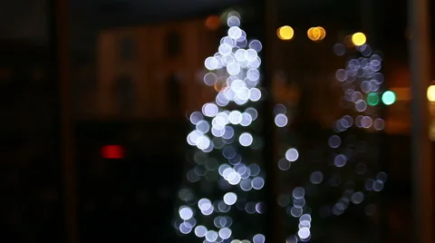 Christmas lights 031 Stock Footage 5299594