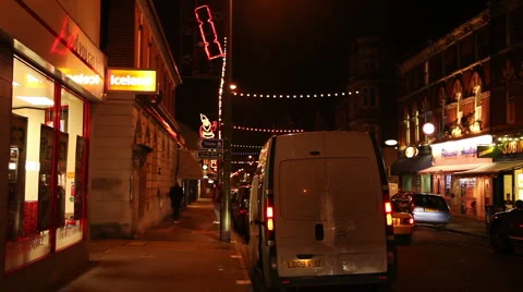 Christmas lights 059 HD1080P Stock Footage 5375337