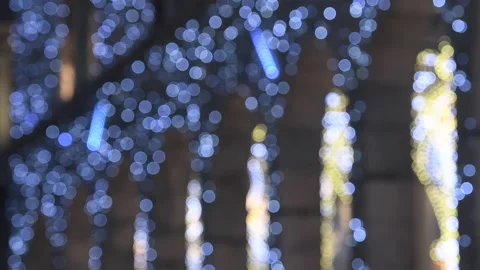 Christmas lights abstract background Stock-Footage 143996878
