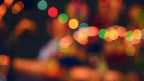 Christmas lights abstract background. Stock Footage 166907874