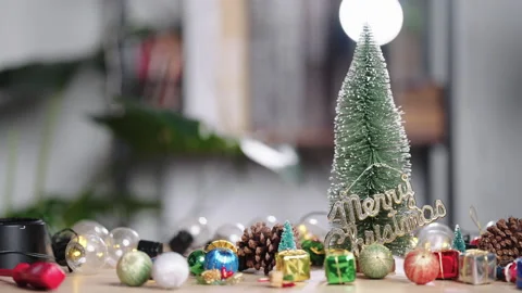 Christmas lights background Stock Footage 161584248