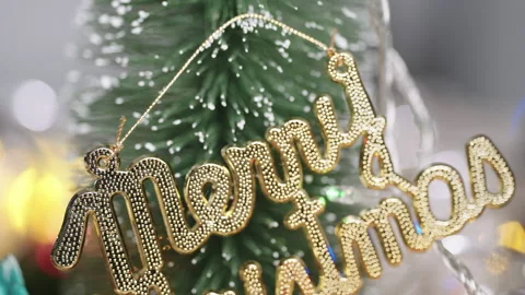 Christmas lights background Stock Footage 161591627