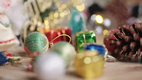 Christmas lights background Stock Footage 161593050