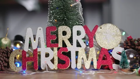 Christmas lights background Stock Footage 161593766