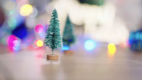 Christmas lights background Stock Footage 161596123