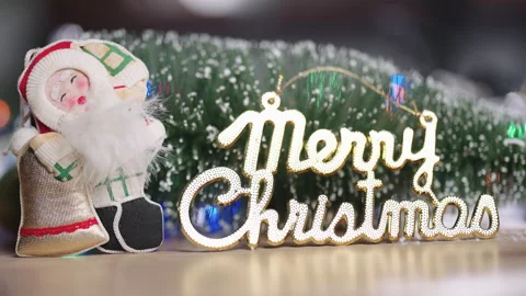 Christmas lights background Stock Footage 161597218