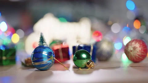 Christmas lights background Stock Footage 161598204