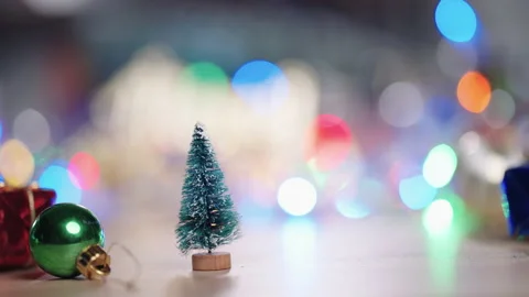 Christmas lights background Stock Footage 161599216