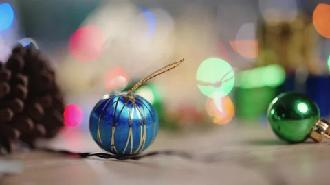 Christmas lights background Stock Footage 161600106