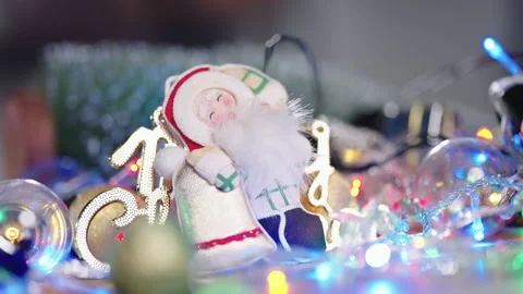 Christmas lights background Stock Footage 161600295