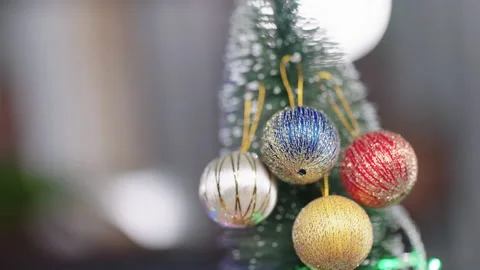 Christmas lights background Stock Footage 161601667