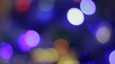 Christmas Lights Background HD Stock Footage 44879945