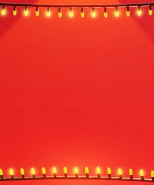 Christmas lights background Stock Illustration