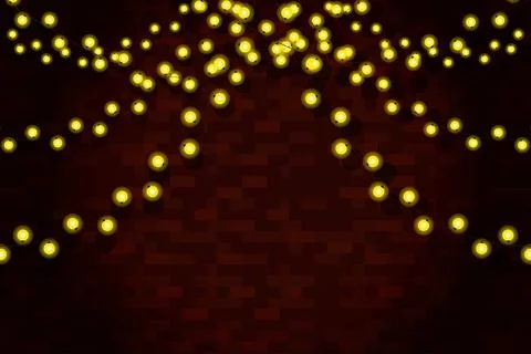 Christmas lights background Stock Illustration