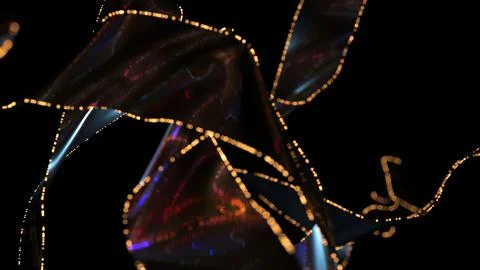 Christmas Lights Background Иллюстрация