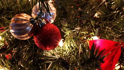 Christmas Lights Background Stock Photos