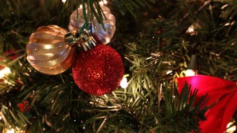 Christmas Lights Background Stock Photos
