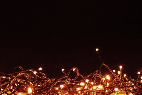 Christmas lights as background Photos