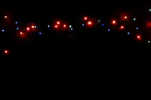 Christmas lights background Stock Photos