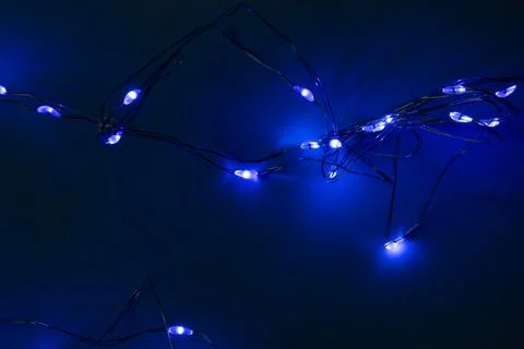 Christmas lights background Stock Photos